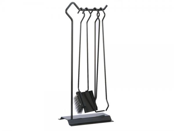 Set accessori per caminetto in ferro verniciato lung. 61cm. - Accessori per caminetti in acciaio by F.lli Guerra